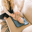 Dusty Blue Dapple Dot Changing Mat Changing Mat Bag Accessory 