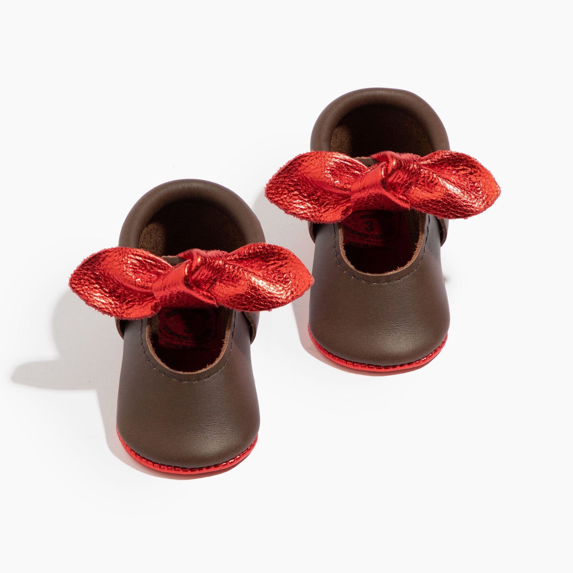 Box of Chocolates Knotted Bow Mocc Knotted Bow Mocc Soft Sole 