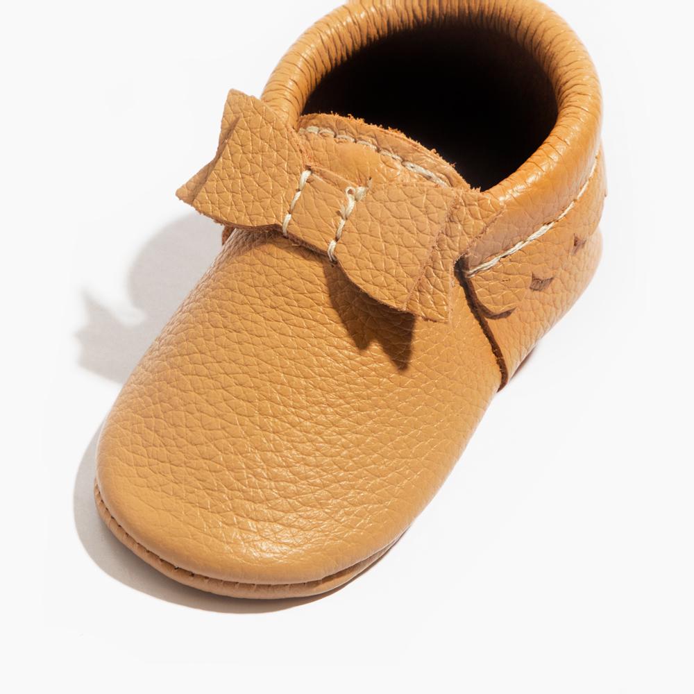 Butterscotch Bow Mocc Bow Mocc Soft Sole 