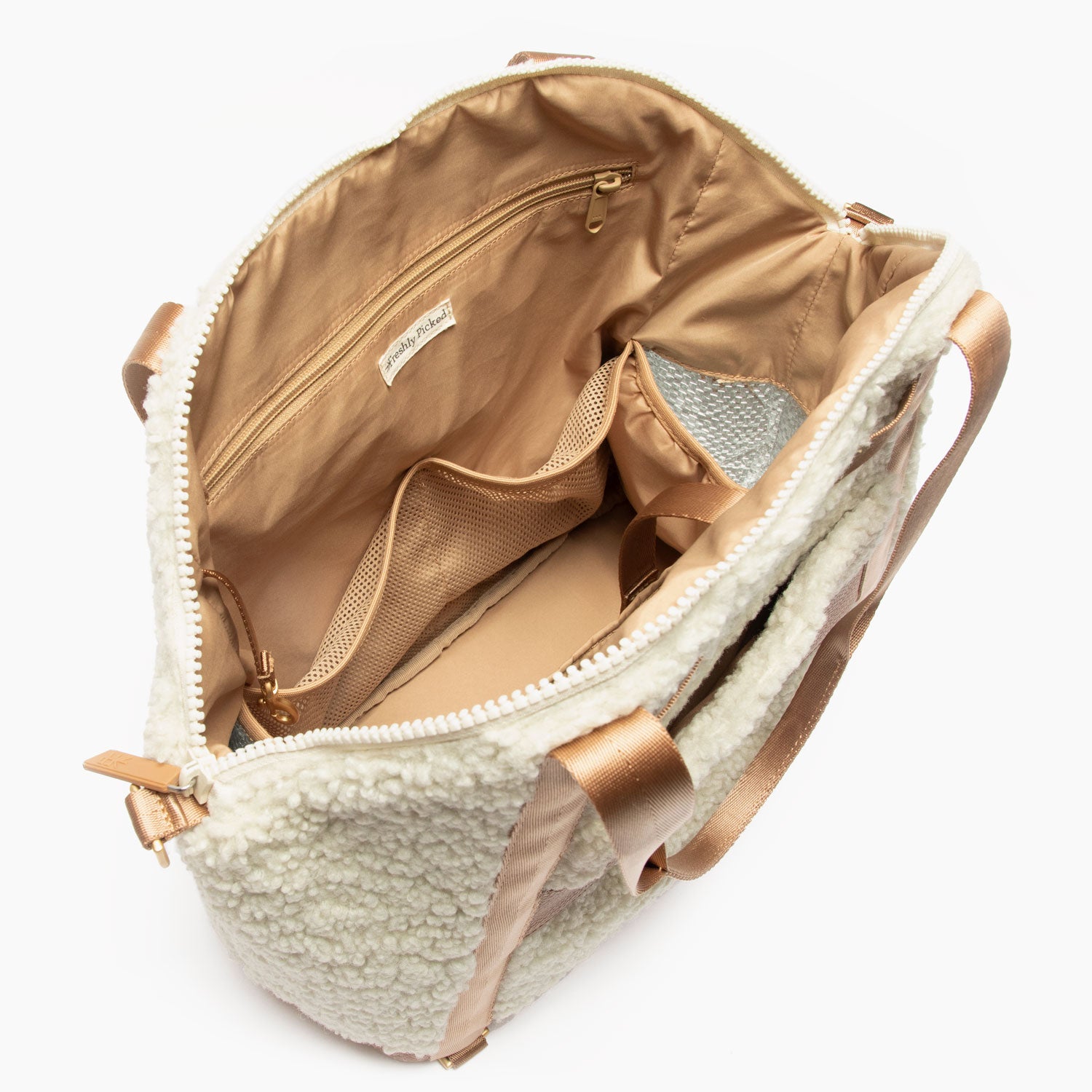 Butterscotch Teddy Tote Backpack Seoul Tote Backpack Diaper Bag 