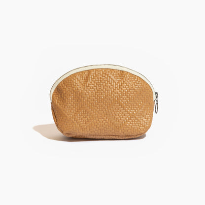Butterscotch Weave Cosmetic Pouch Cosmetic Pouch In House Bag 