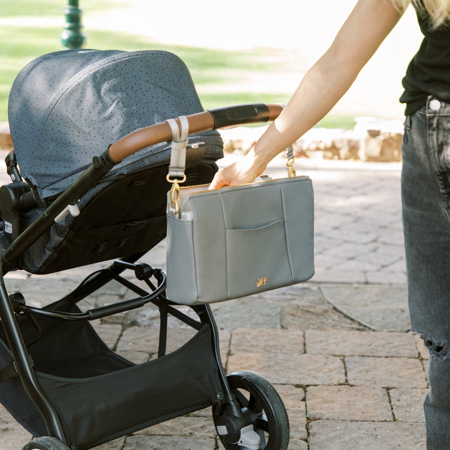 The Adapt Pram Caddy - Nude (Pre-order Early/Mid November) – Audrey & Me