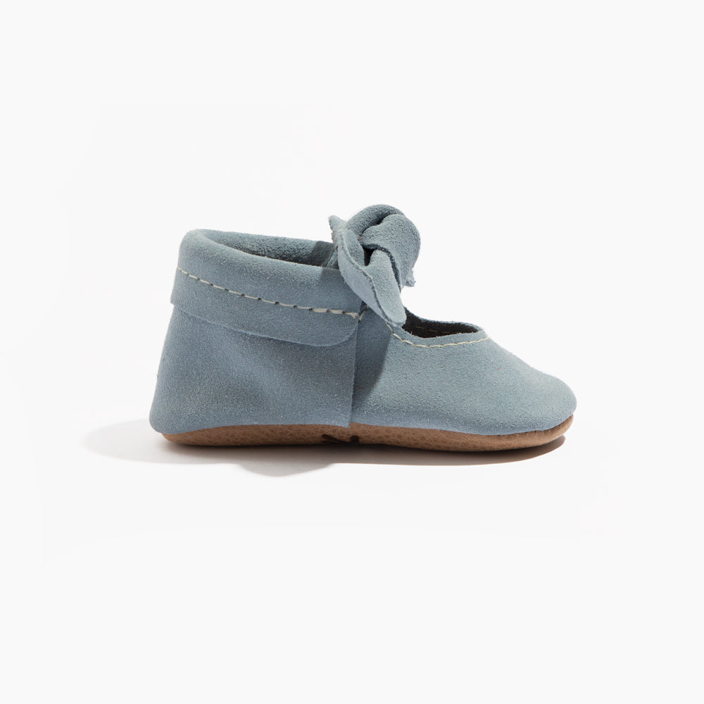 Coastal Suede Knotted Bow Mocc Knotted Bow Mocc Soft Sole 