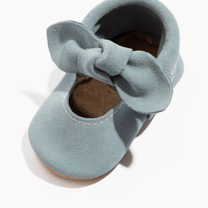 Coastal Suede Knotted Bow Mocc Knotted Bow Mocc Soft Sole 