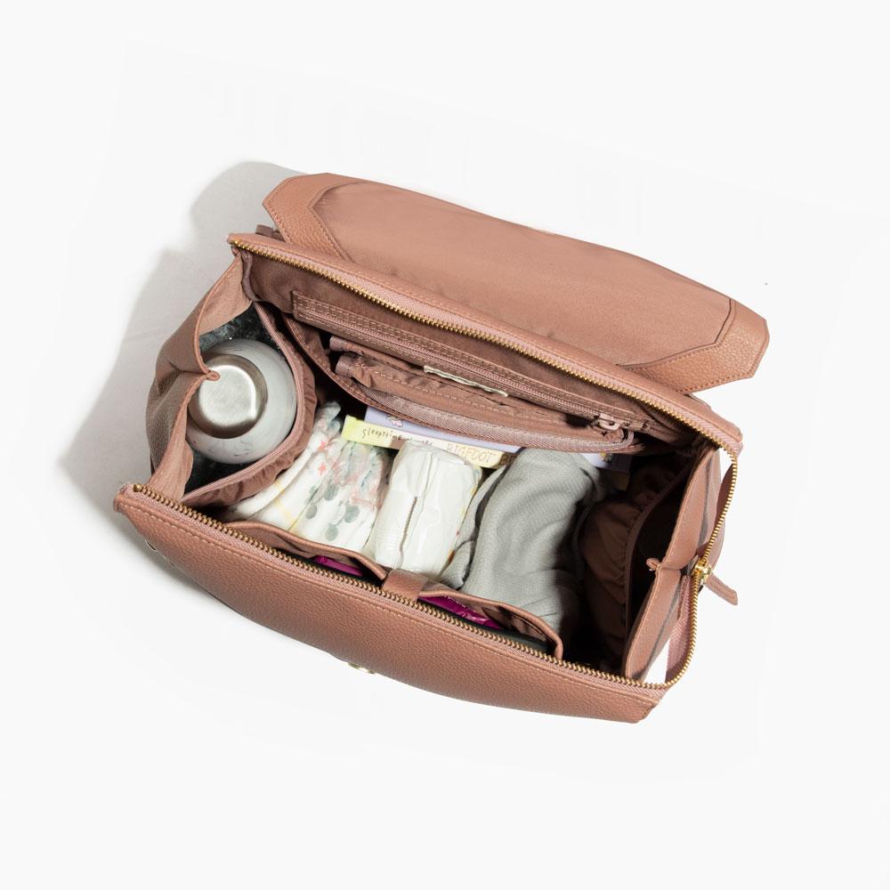 Skip hop vegan leather diaper online bag