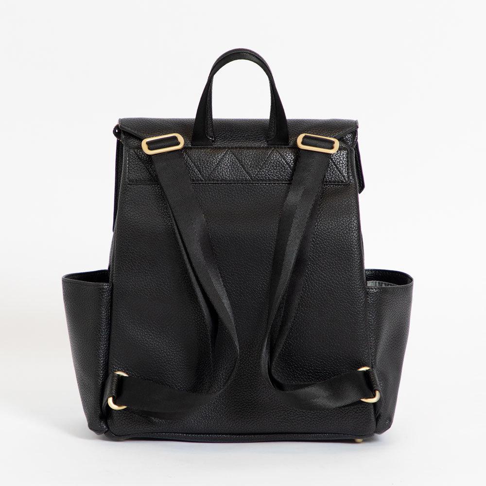 Ebony Mini Classic Diaper Bag II  Stylish Black Diaper Bag – Freshly Picked