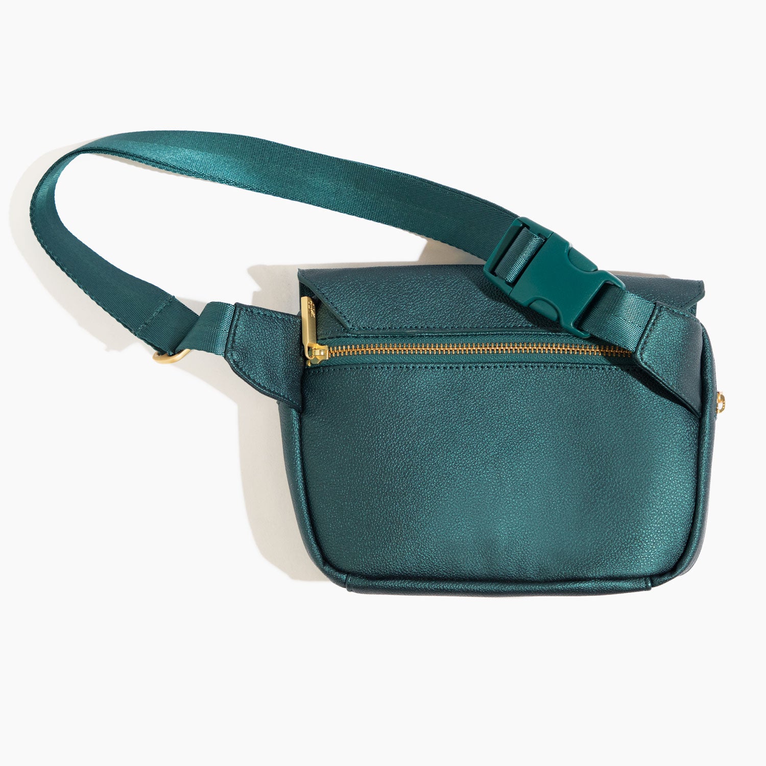 Pacific Zipper Pouch in Emerald Floral Canvas — Frankie & Coco PDX