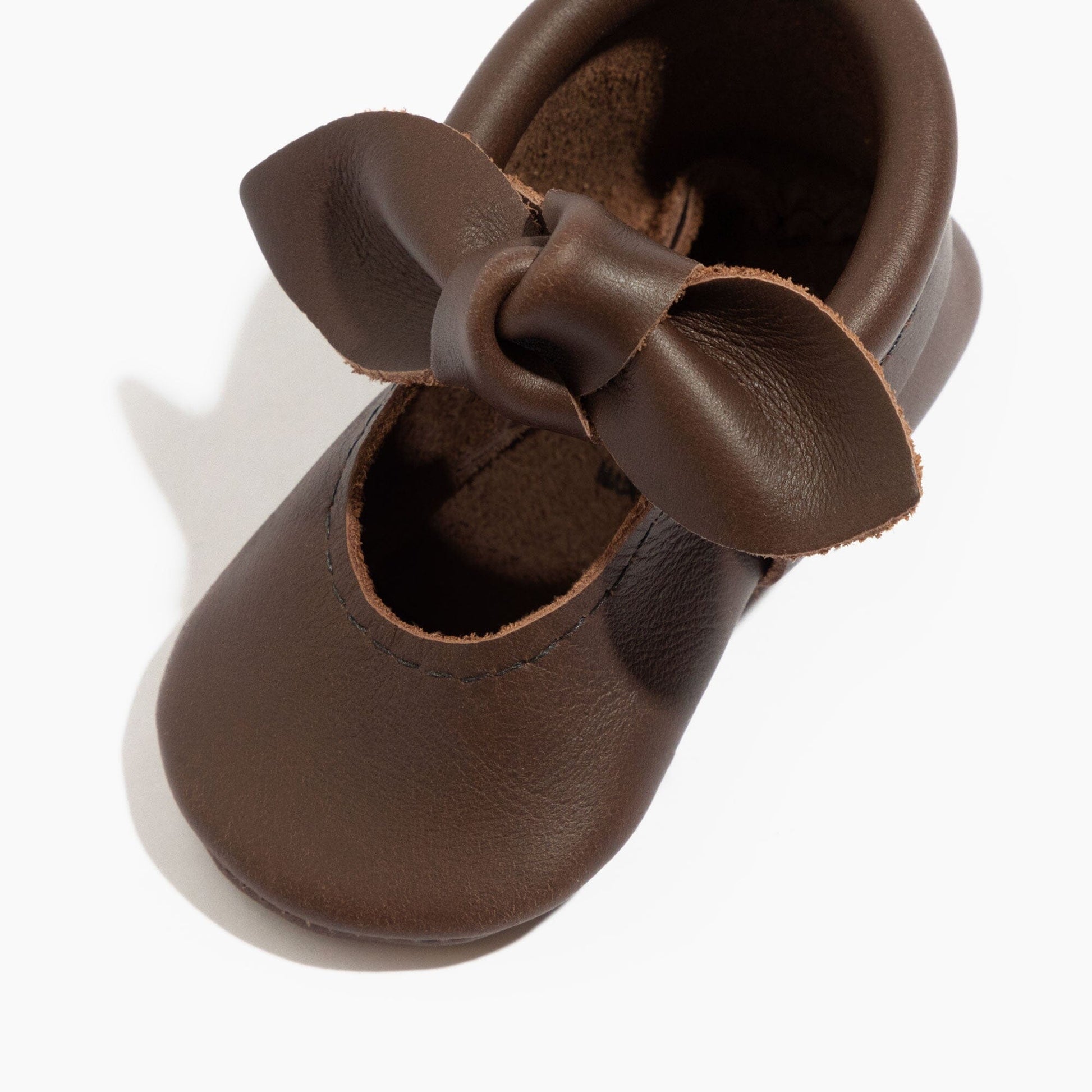 Espresso Knotted Bow Mocc Knotted Bow Mocc Soft Sole 
