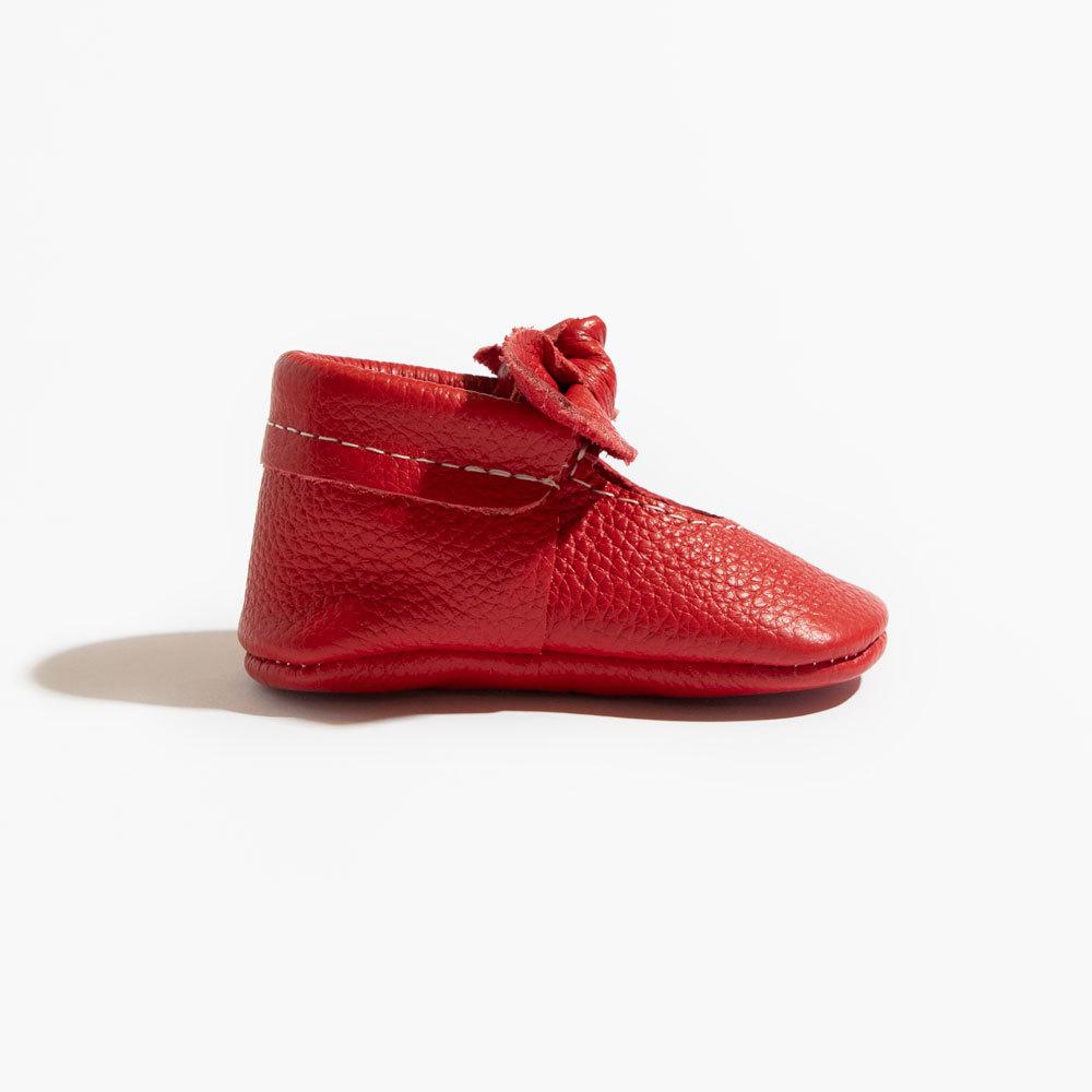 Fire Engine Knotted Bow Mocc knotted bow mocc Soft Soles 