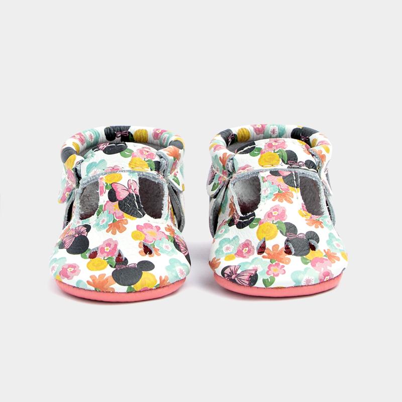Floral Minnie Mary Jane Mary Janes Soft Soles 