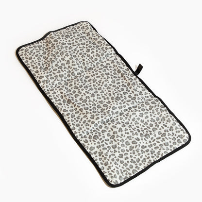 Grey Leopard Changing Mat Changing Mat Bag Accessory 