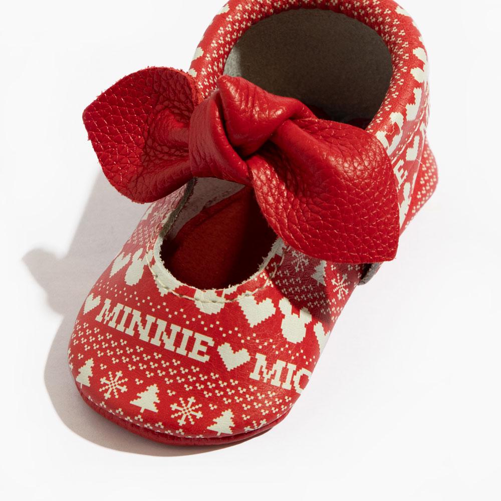 Sweater Weather Mickey Knotted Bow Mocc Knotted Bow Mocc Soft Sole 