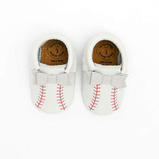 First Pitch Bow Mocc Bow Moccasins Soft Soles 