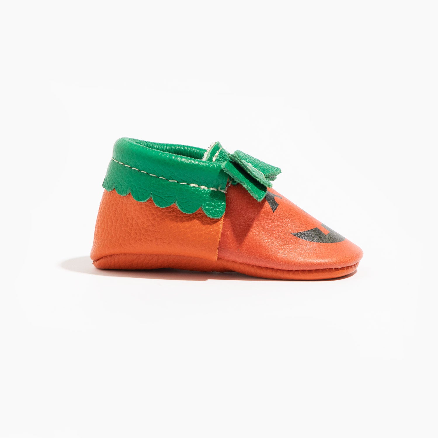 Jack O'Lantern Bow Mocc Bow Mocc Soft Sole 