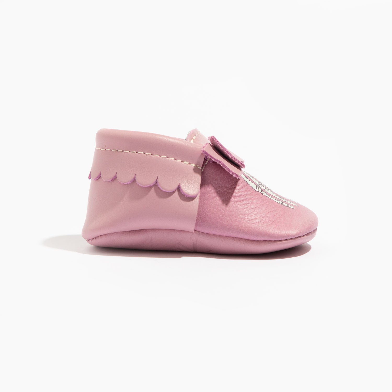 Lady Bones Bow Mocc Bow Mocc Soft Sole 