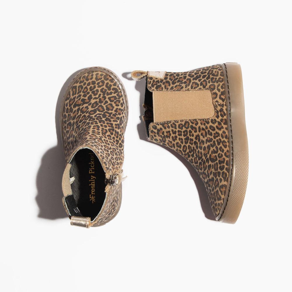 Leopard chelsea booties deals