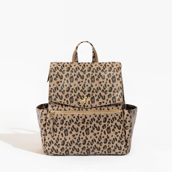Leopard Mini Classic Diaper Bag II | Leopard Print Diaper Bag – Freshly ...