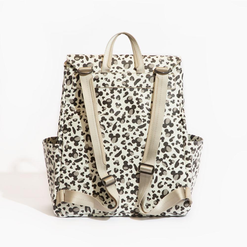Phone bag in leopard / cheetah print fabric - grab and go bag