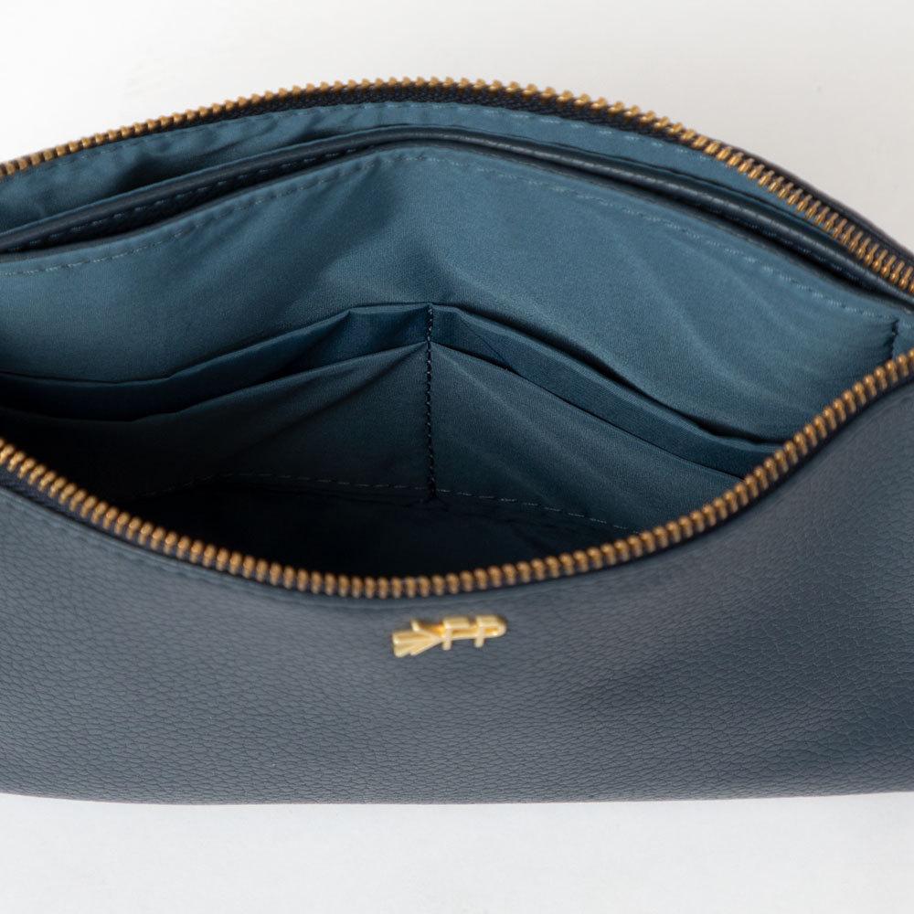 Navy Classic Zip Pouch Bags Bags 
