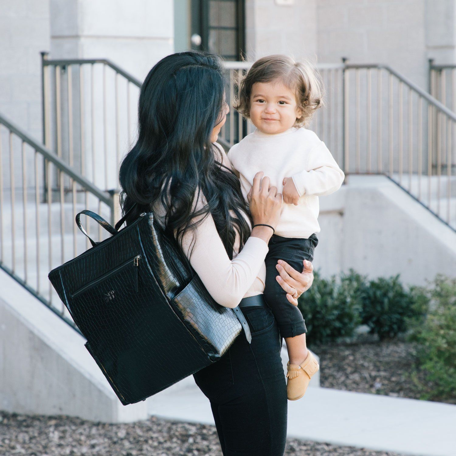 Ebony classic hotsell diaper bag