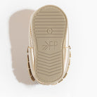 Platinum Moccasin Baby Shoe