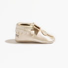Platinum Mickey Mouse Bow Mocc Bow Moccasins Soft Soles 