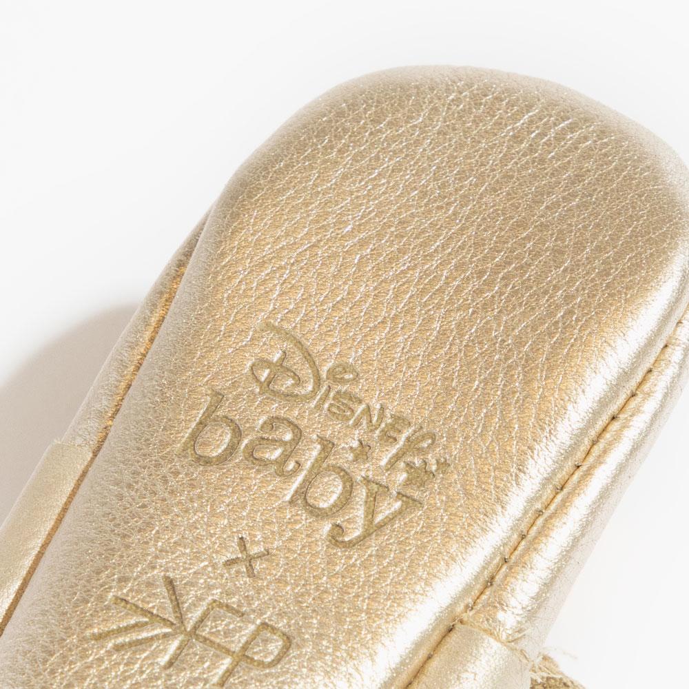 Platinum Mickey Mouse Bow Mocc Bow Moccasins Soft Soles 