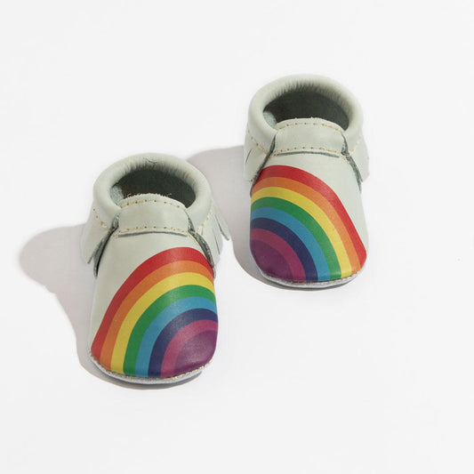 Rainbows on Your Toes Moccasin Soft Sole 