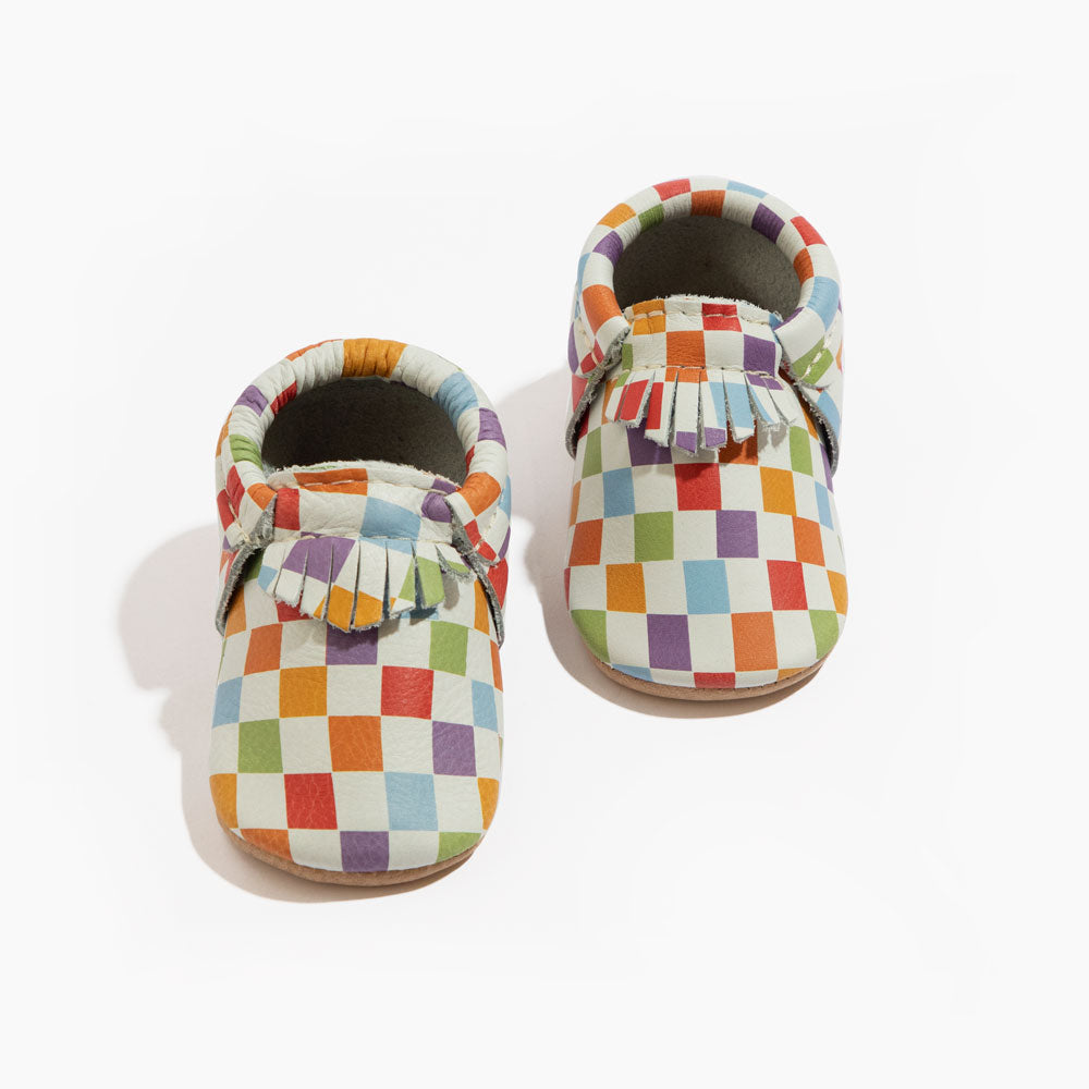 Retro Rainbow City Mocc City Mocc Soft Sole 