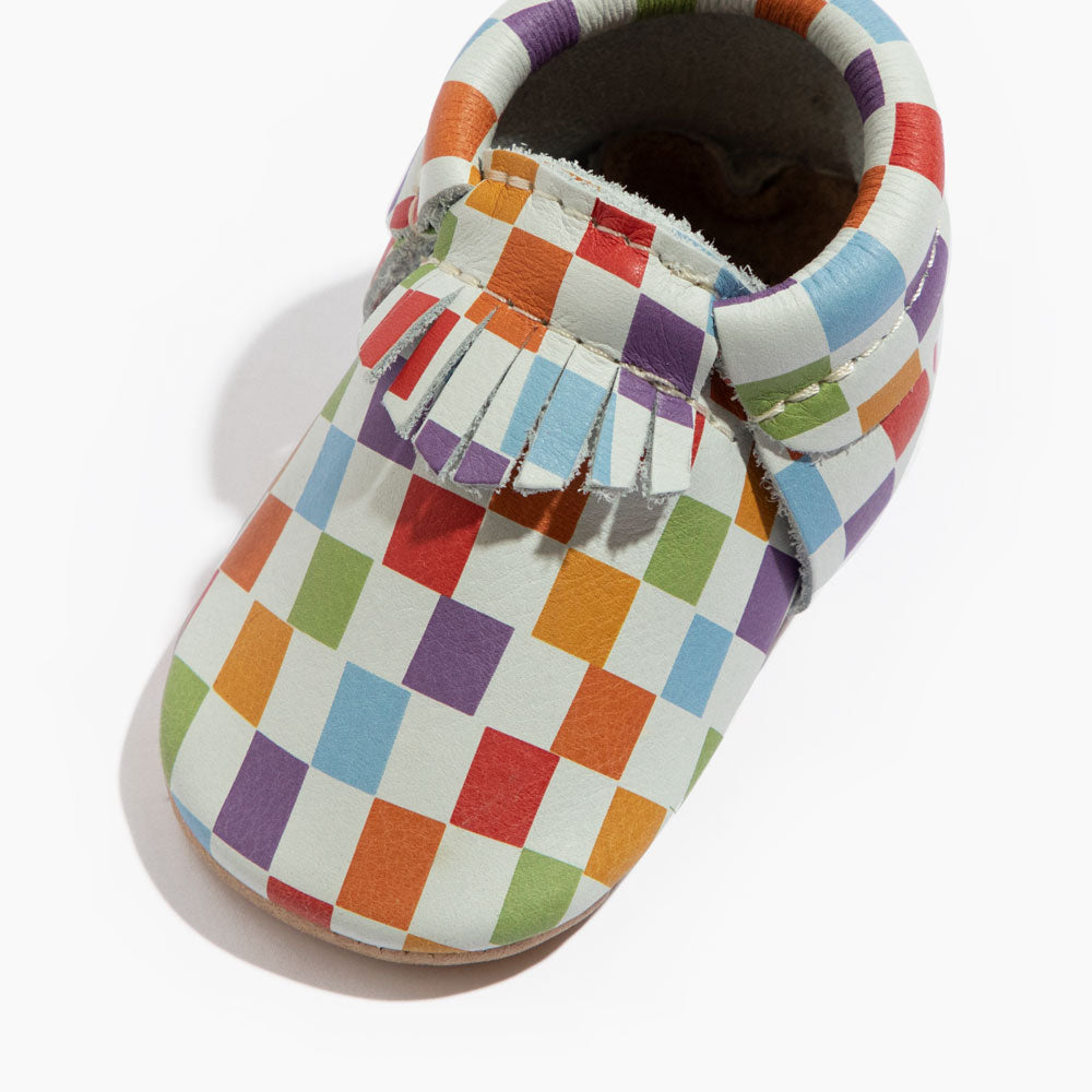 Retro Rainbow City Mocc City Mocc Soft Sole 