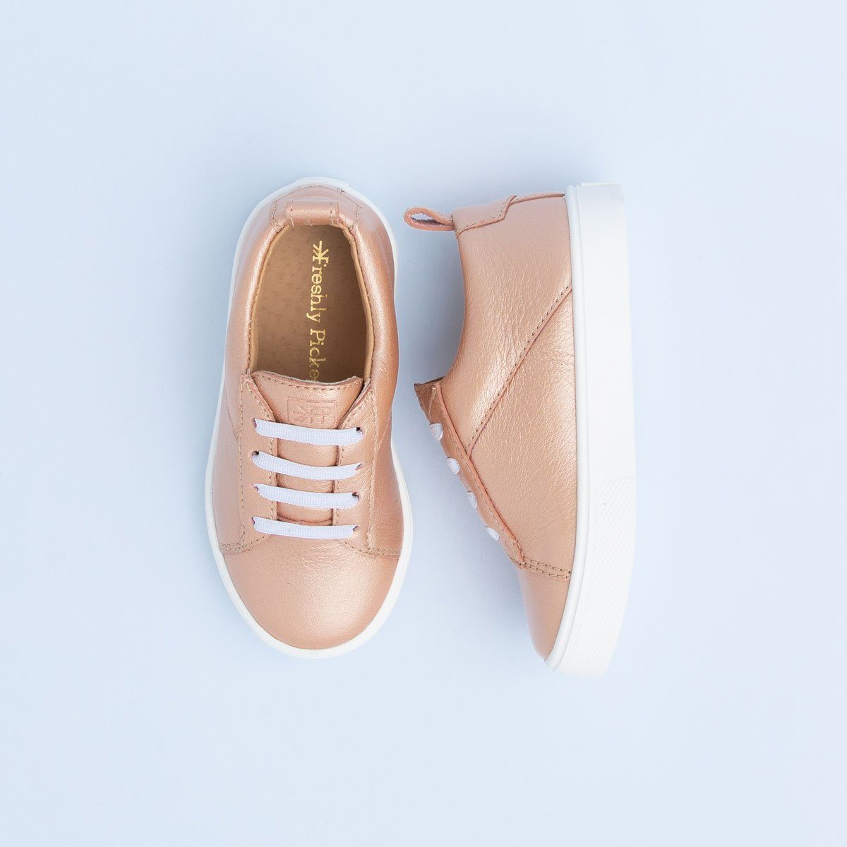 Kids rose cheap gold sneakers