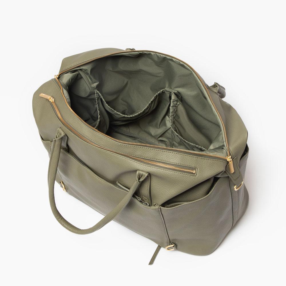 Sage Green Weekender Bag | Designer Weekender Bag For Moms – Freshly Picked