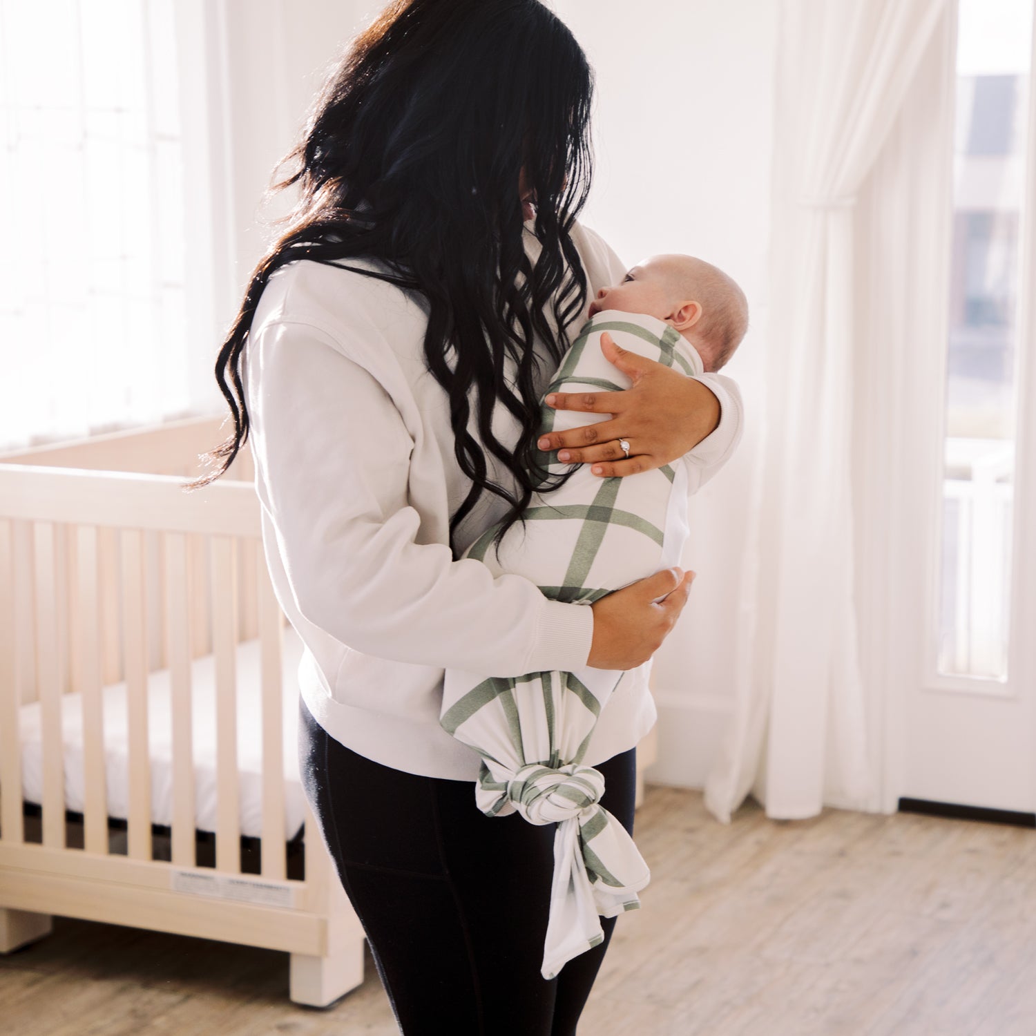 Sage Windowpane Swaddle II Swaddle II Sleep 