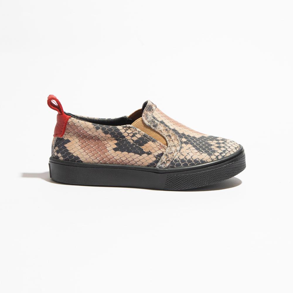 Snakeskin slip cheap on sneakers womens