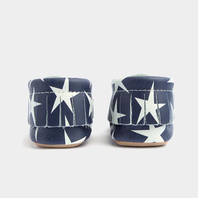 Star Spangled Moccasins Soft Soles 