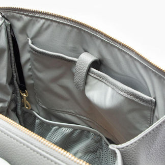Stone Classic Diaper Bag II | High-End Vegan Leather Diaper Bag ...