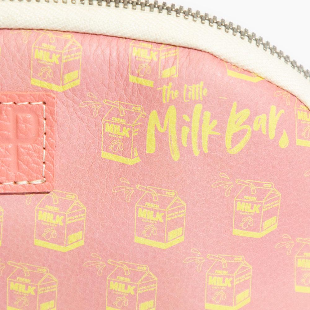 The Little Milk Bar Leather Cosmetic Pouch