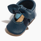 True Navy Knotted Bow Mocc Knotted Bow Mocc Soft Sole 
