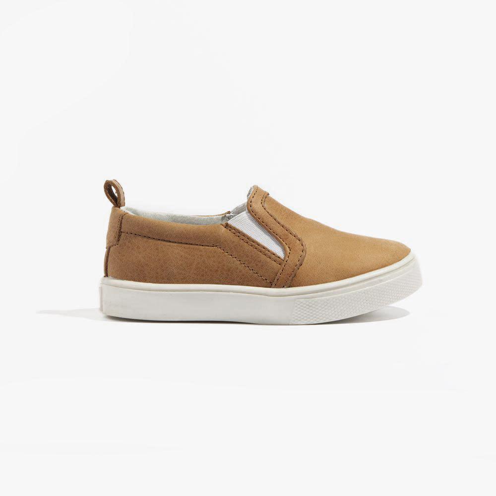 Weathered Brown Slip-On Sneaker Kids - Slip-On Sneaker Kids Sneaker 