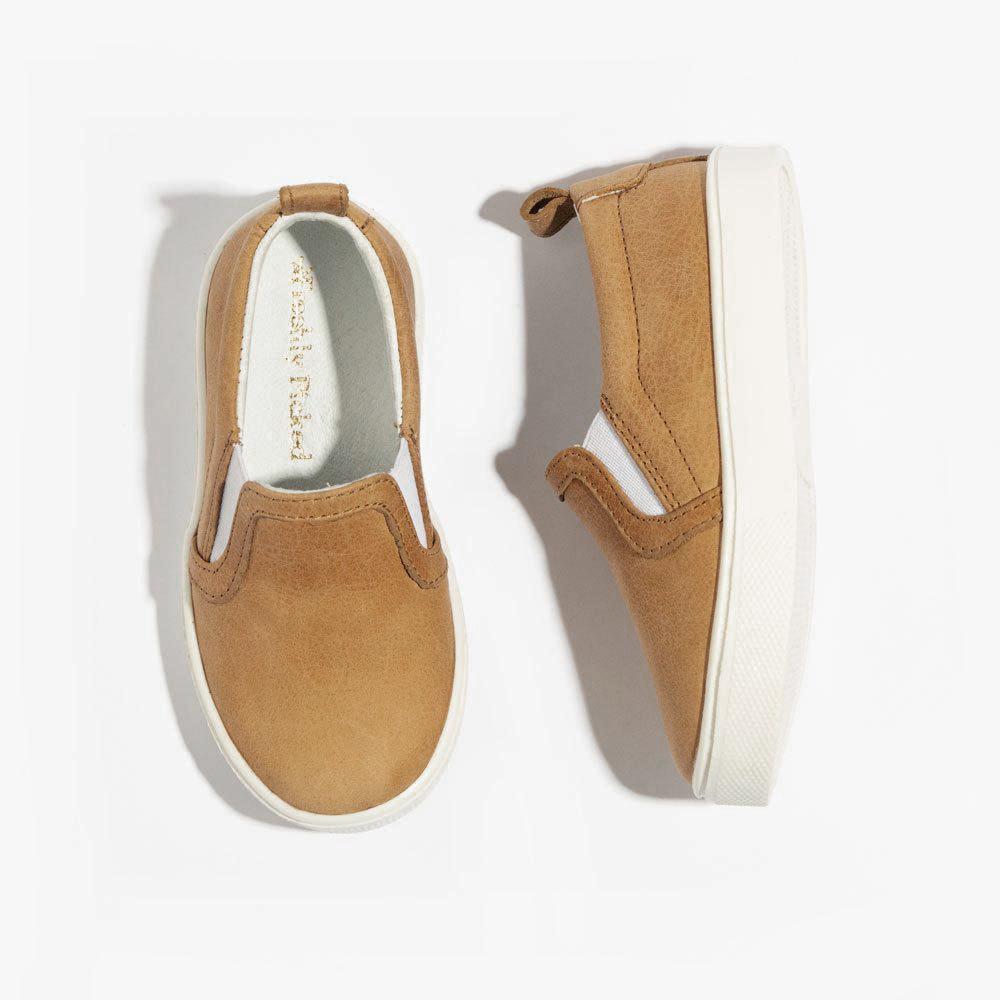 Weathered Brown Slip-On Sneaker Kids - Slip-On Sneaker Kids Sneaker 