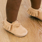 Weathered Brown Moccasin Soft Sole 