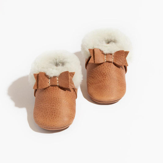 Zion Shearling Bow Mocc Shearling Bow Mocc Soft Soles 